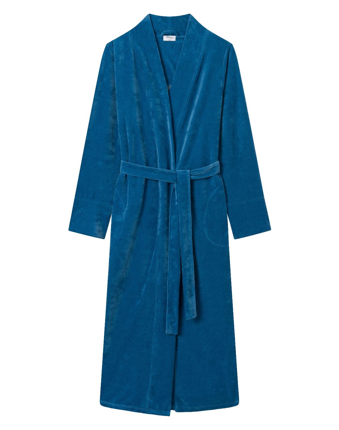 Stockholm Robe Velour Velour Petrol