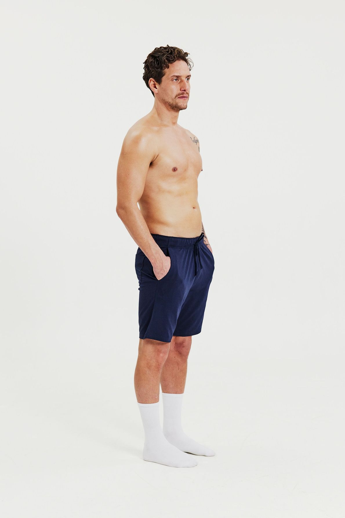 Bread & Boxer Pyjama Short Dark Navy