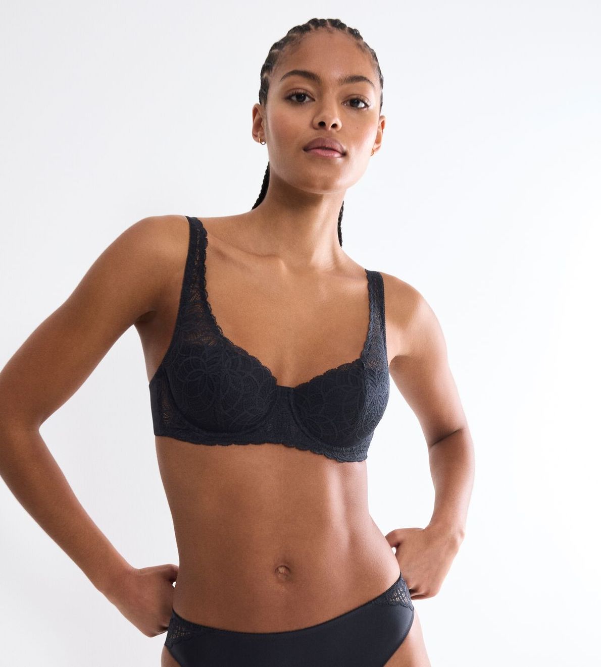 Amourette Graphic Whp Black