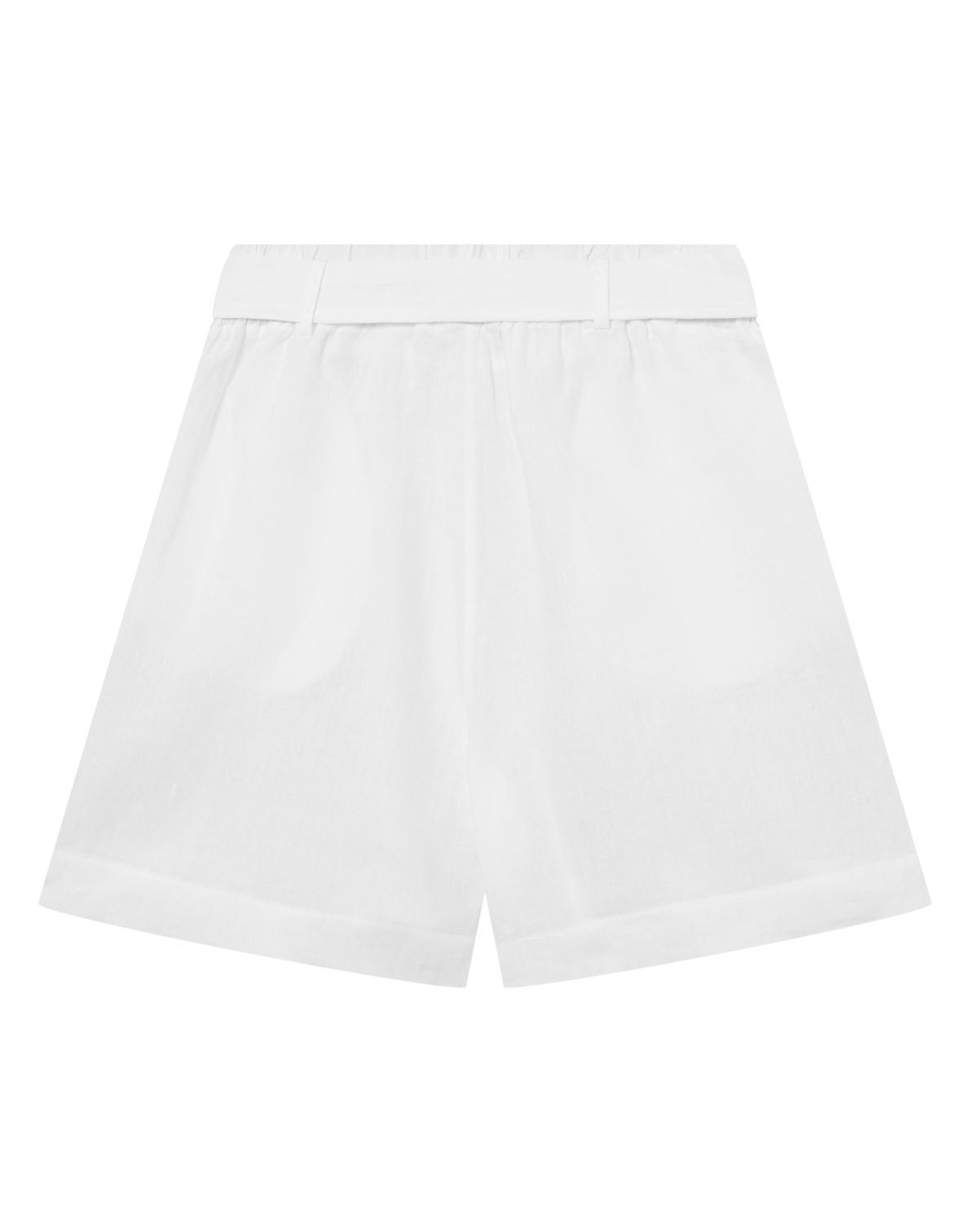 Line City Shorts White