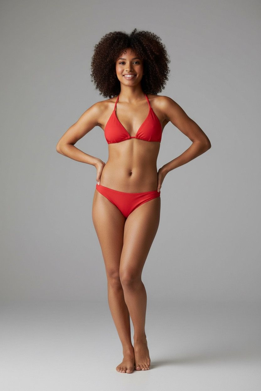 Triangle Ida Bra Red