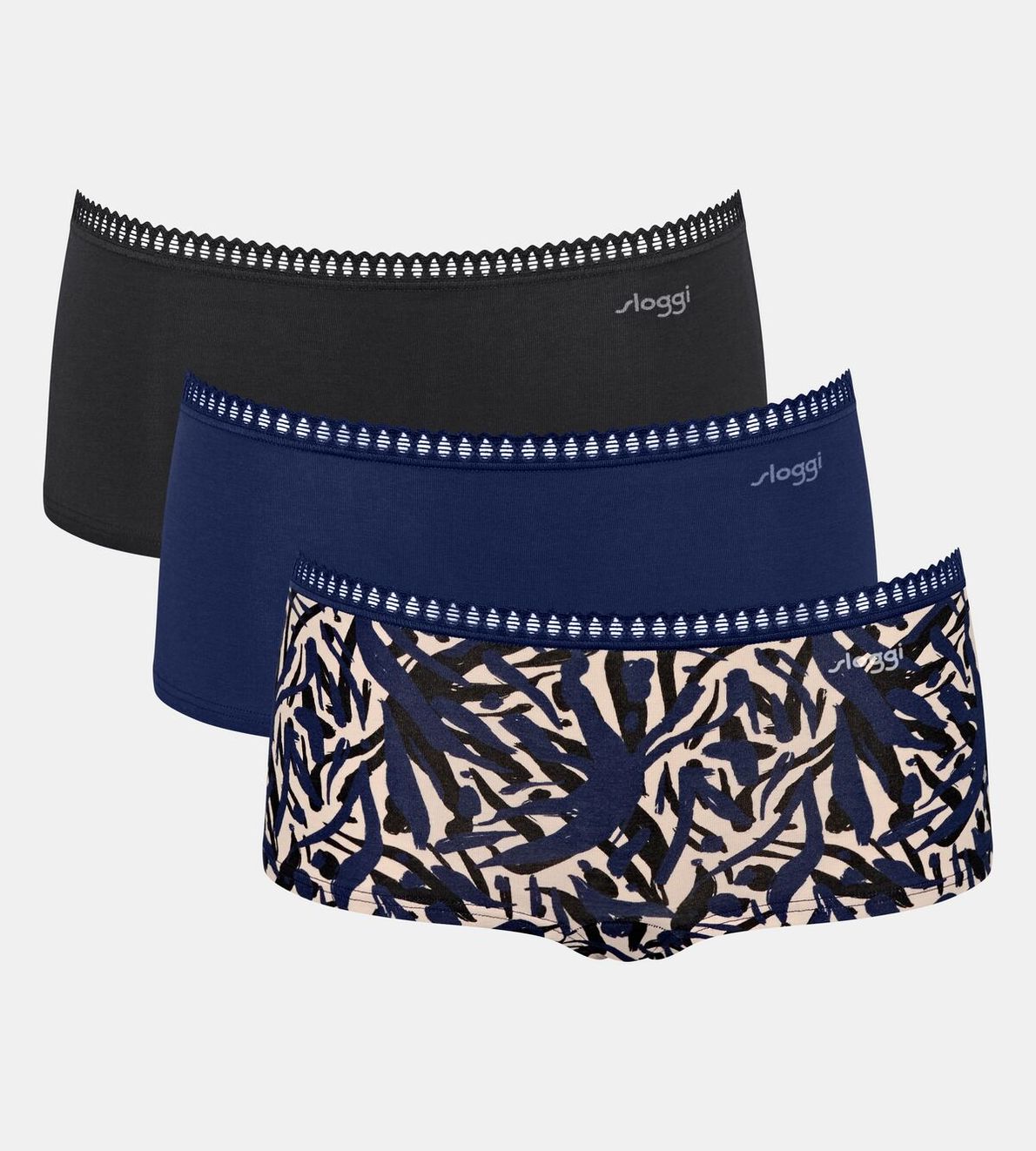 Sloggi Go Crush Short C3P Blue-Dark Combination M008