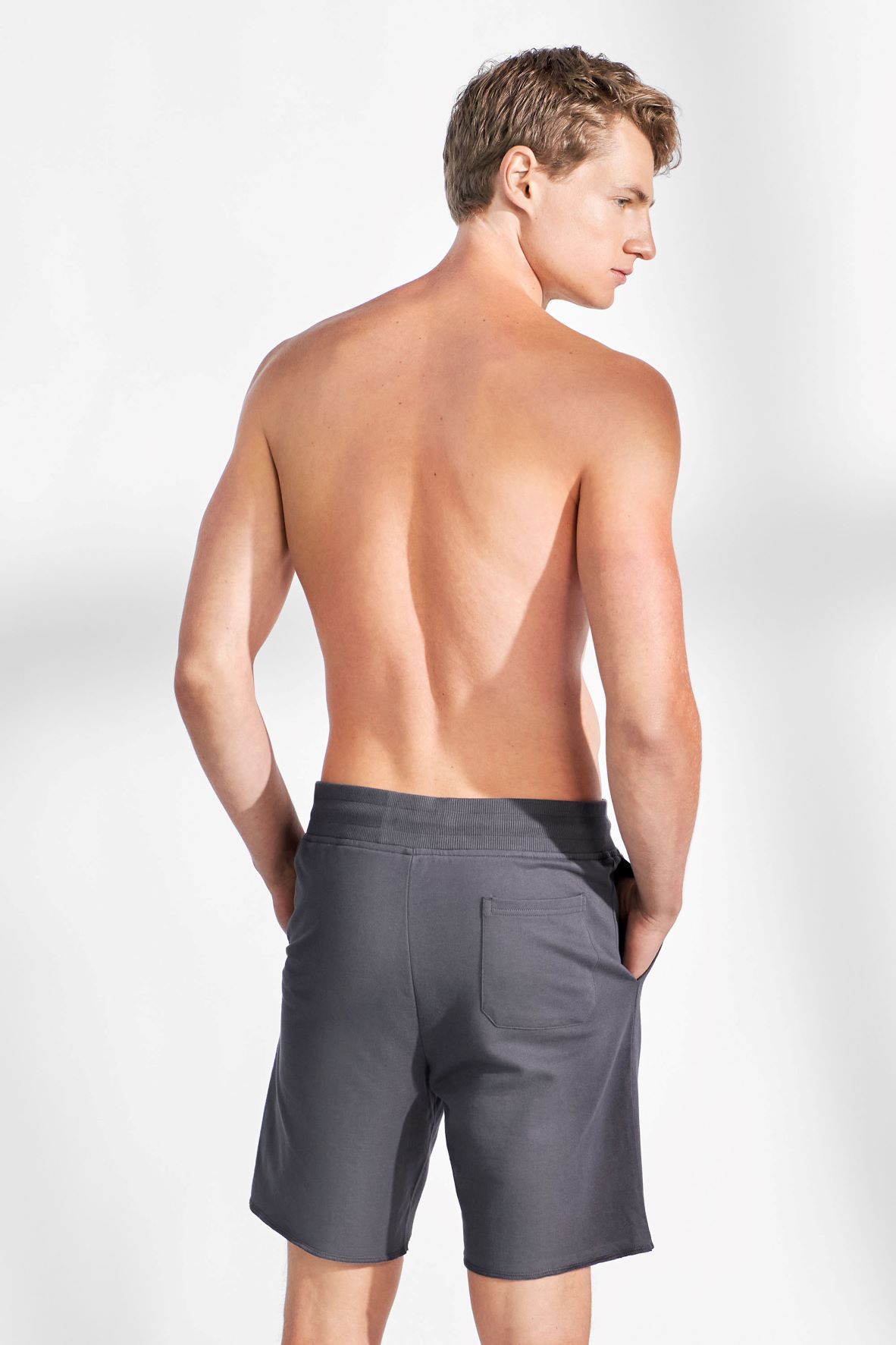 Bread & Boxer Lounge Shorts Iron Grey