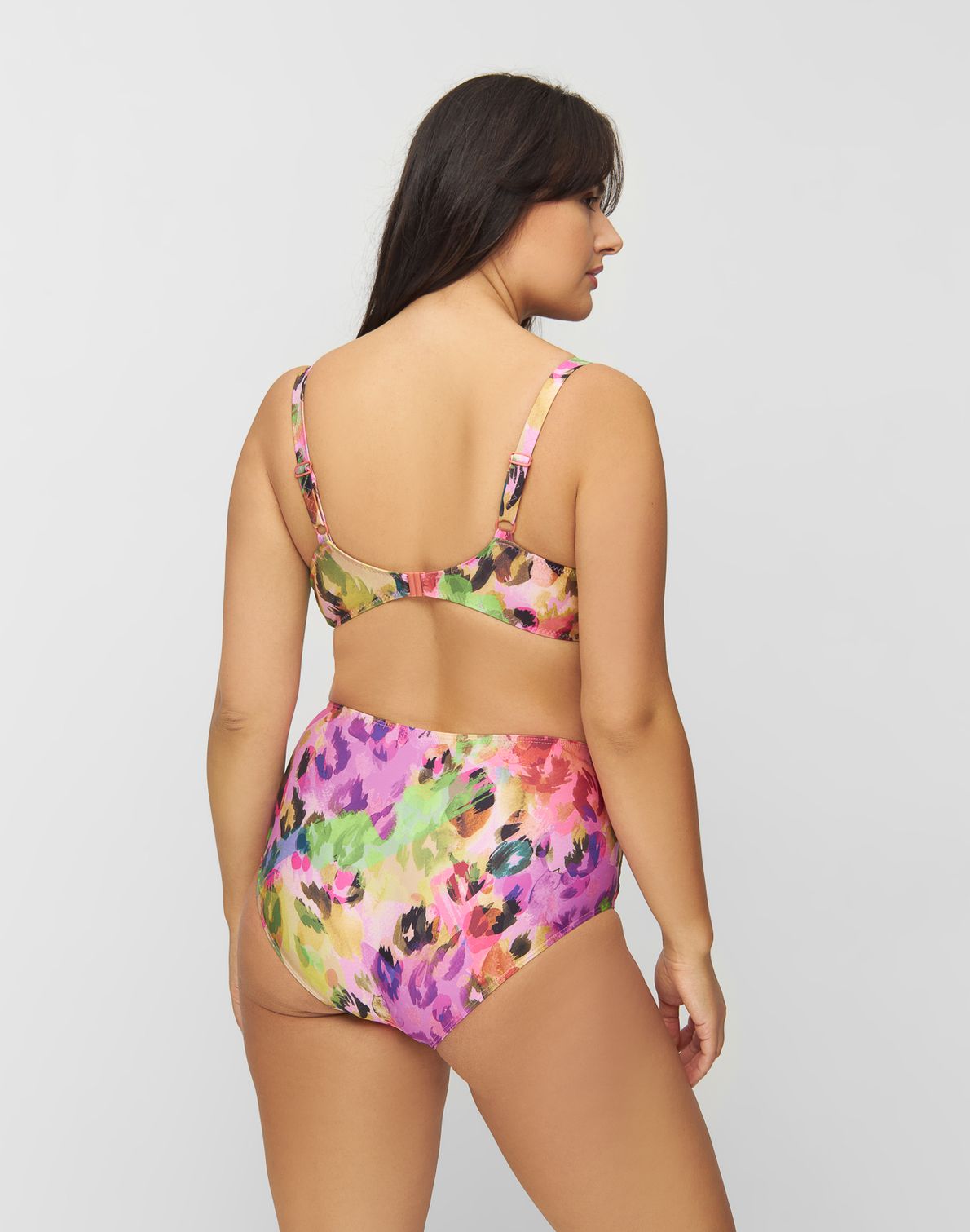 Draped Bikini Bottoms Mavi Pink