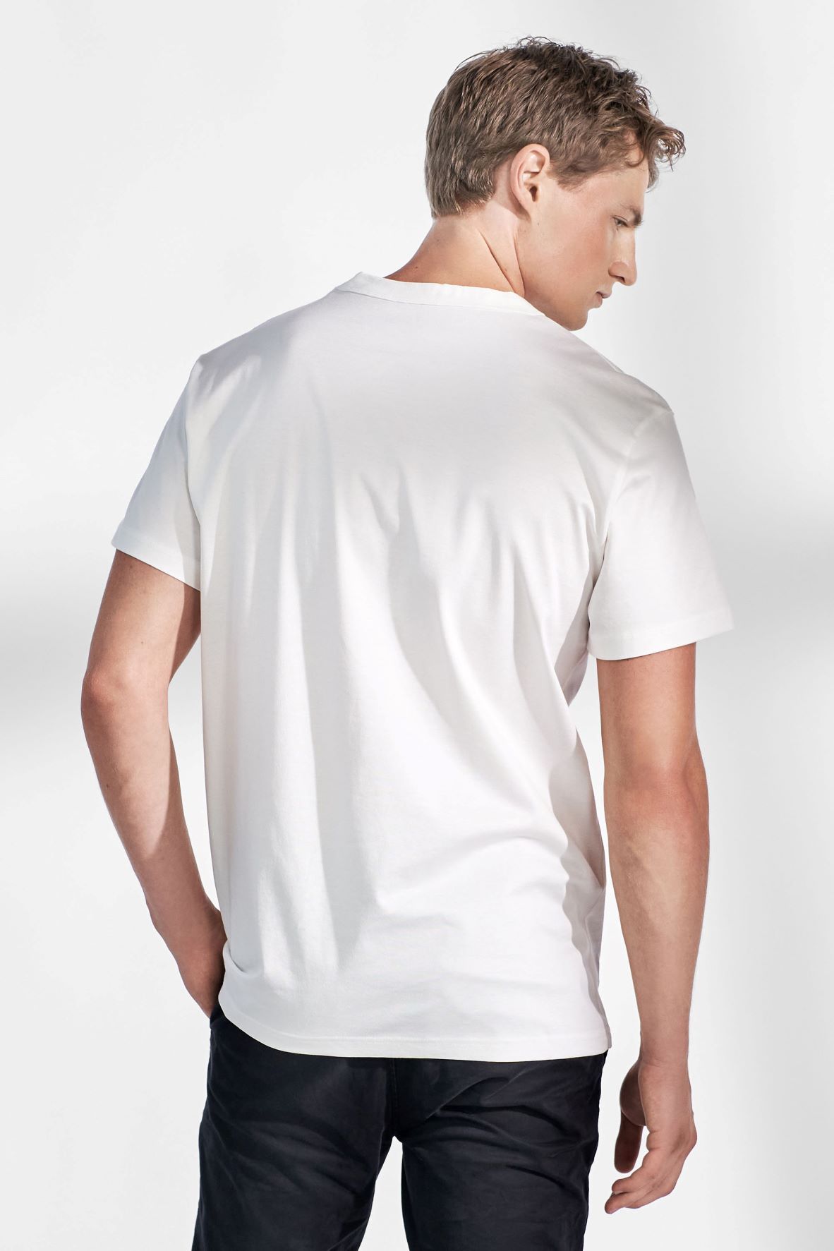 Bread & Boxer Crew-Neck Pima Ivory White