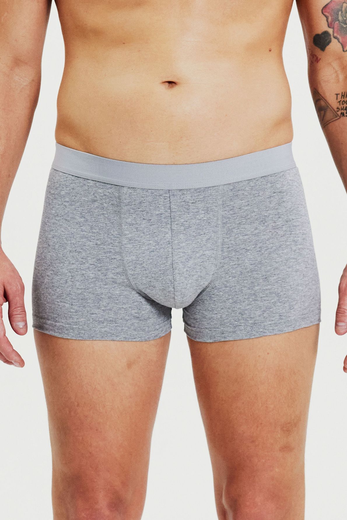 Bread & Boxer 3-Pack Boxer Brief Grey Melange