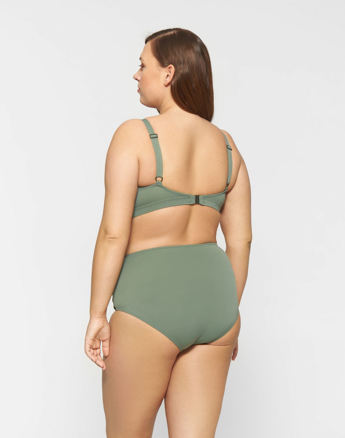 Draped Bikini Bottoms Amalfi Green