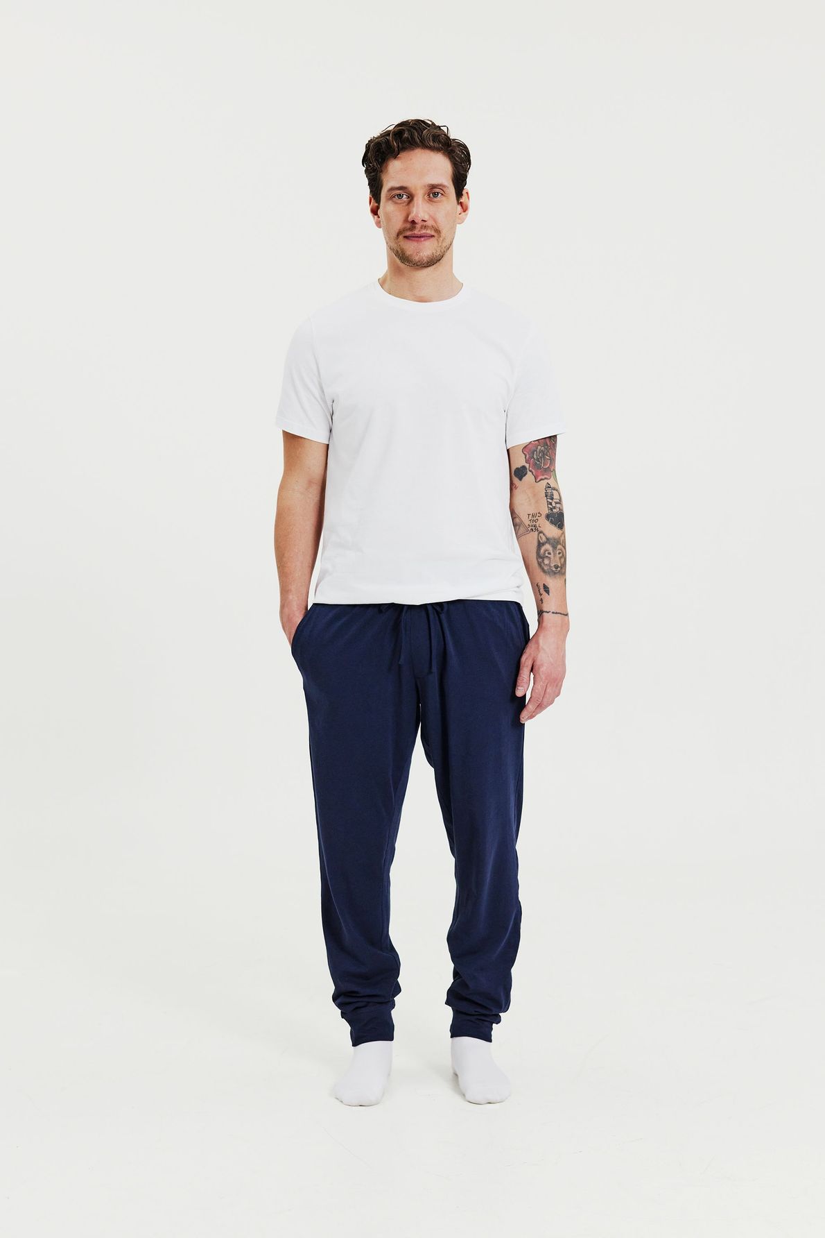 Bread & Boxer Pyjama Pant Dark Navy