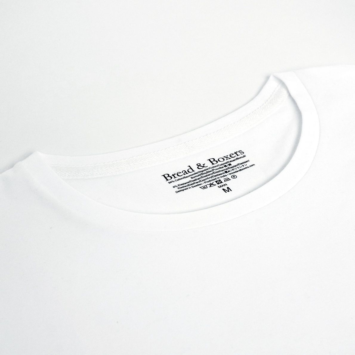 Bread & Boxer Crew-Neck White
