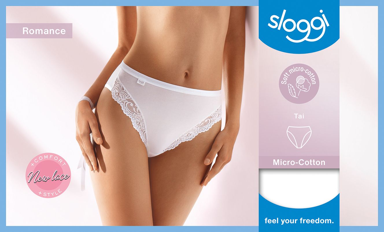 Sloggi Romance Tai White 03