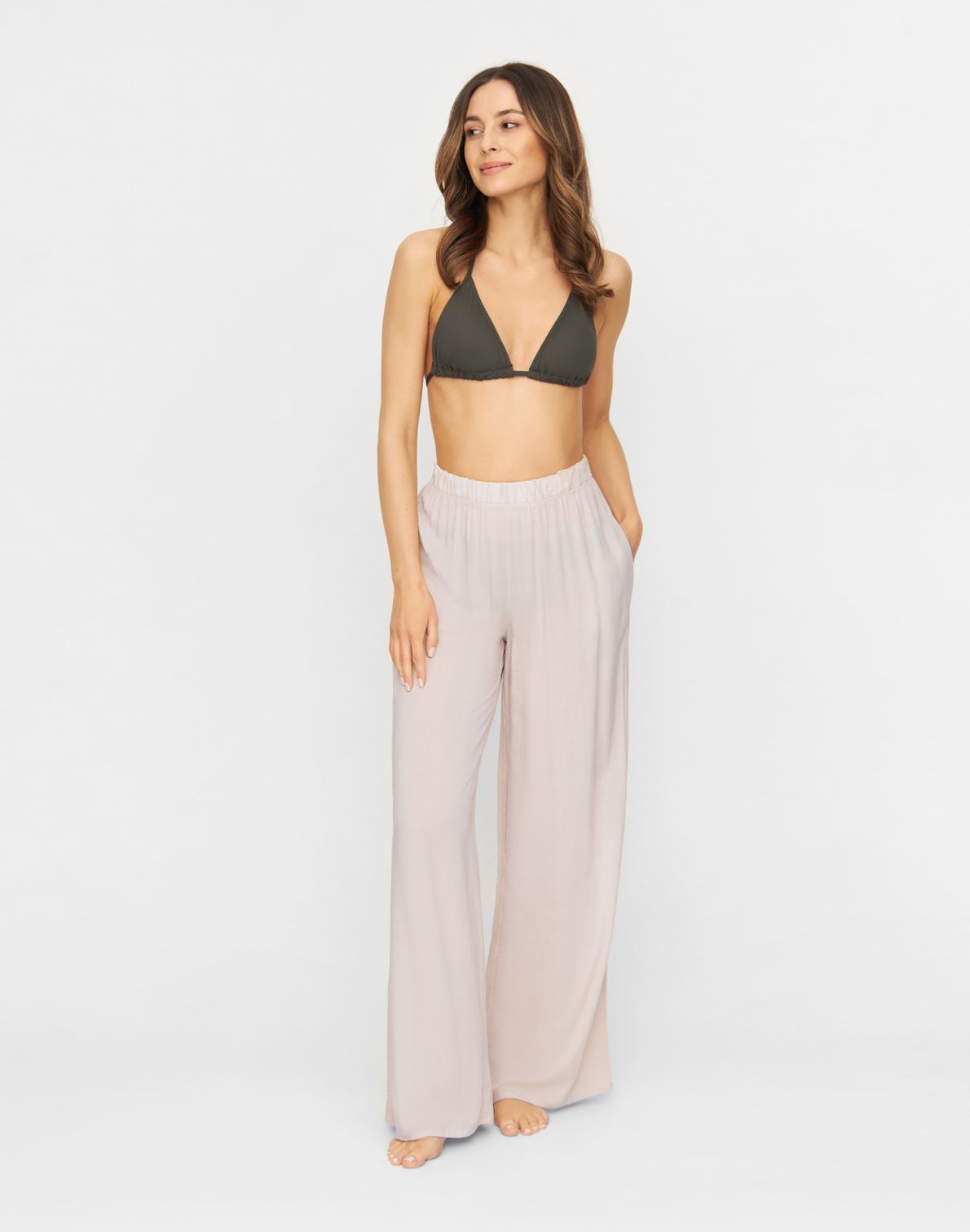 Sanna Pants Plain Beige