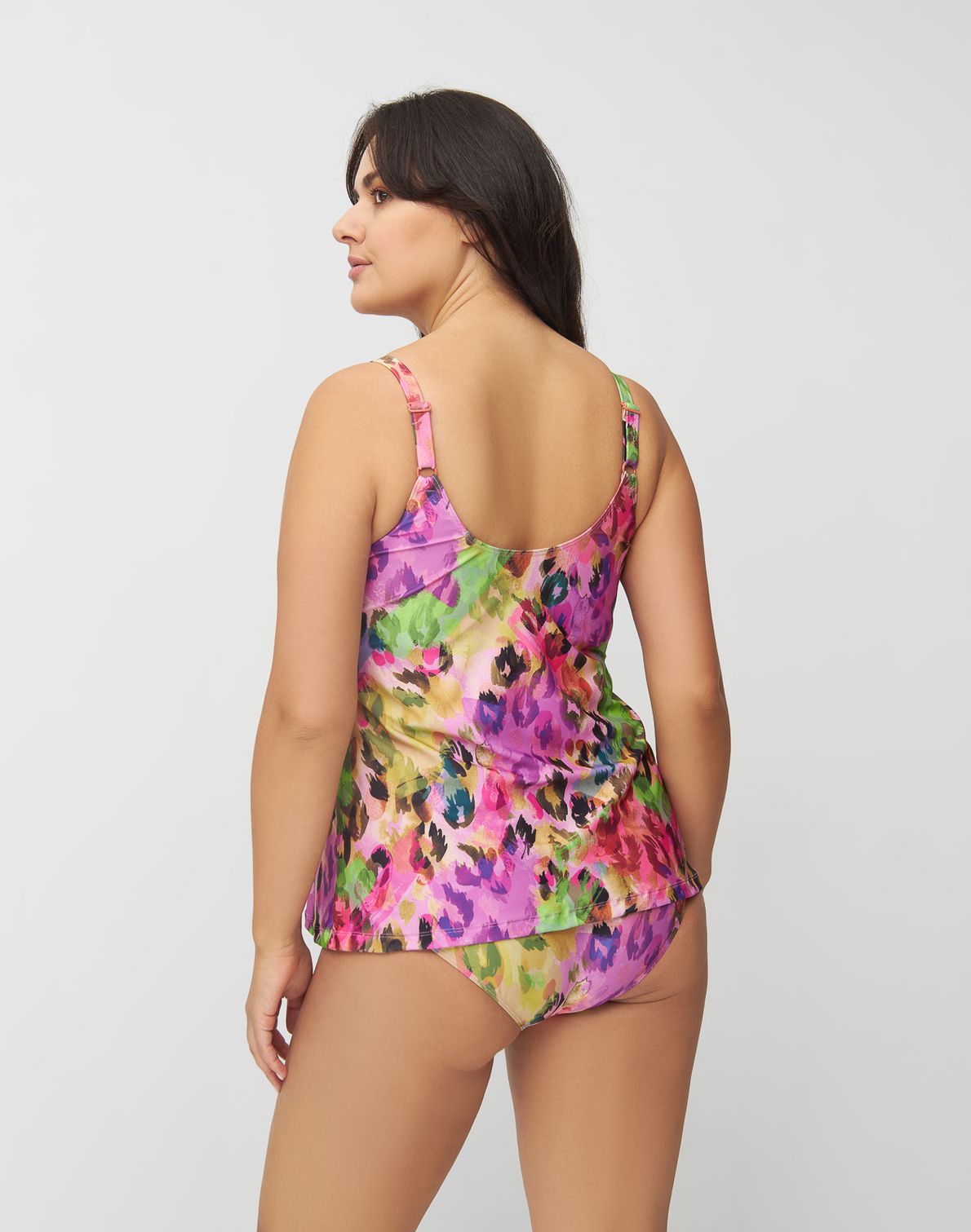 Amanda Prosthetic Tankini Mavi Pink