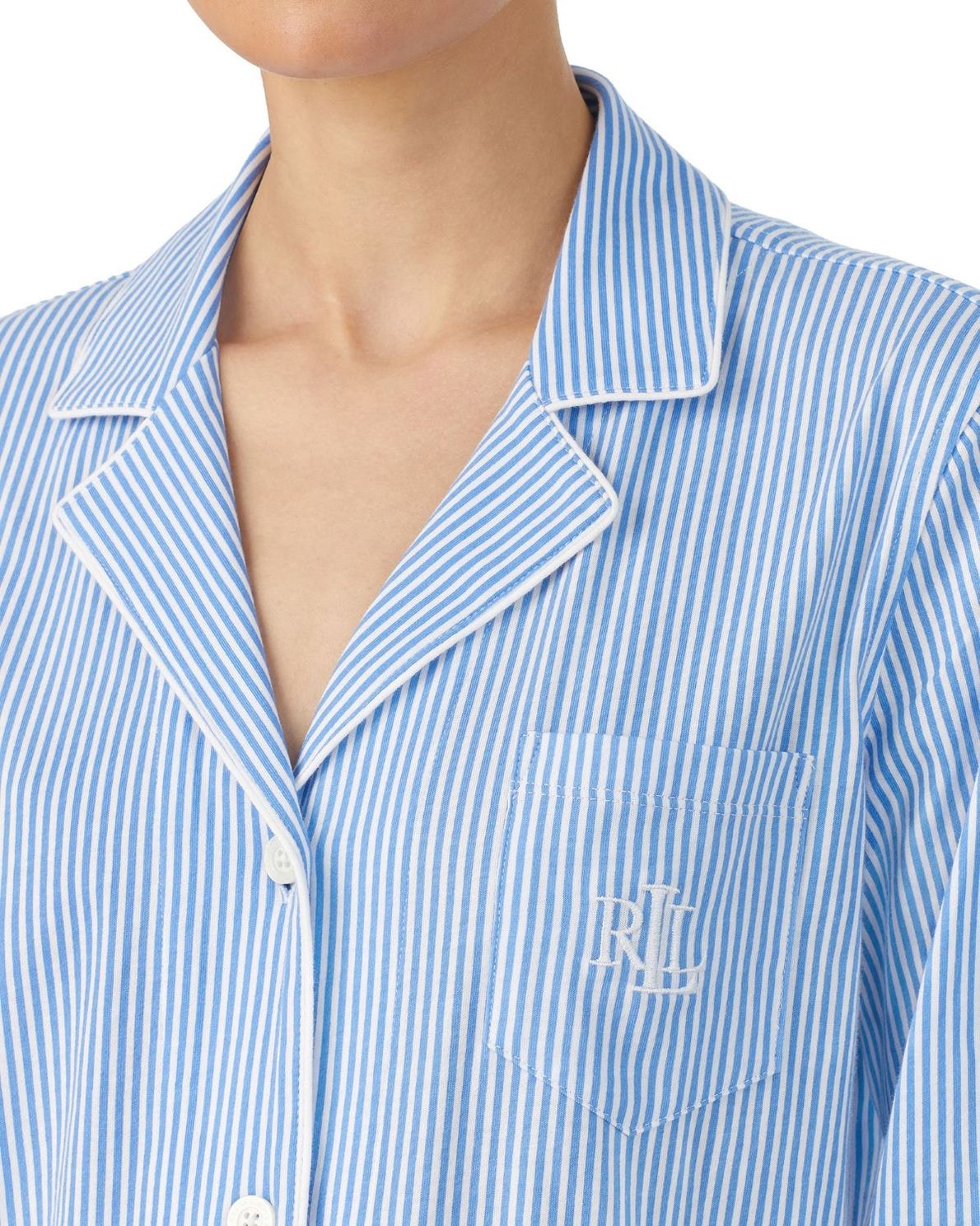 Ralph Lauren Woman I818702 French Blue/White Stripe