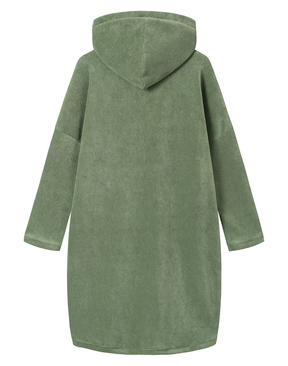Grace Hoodie Dress Green
