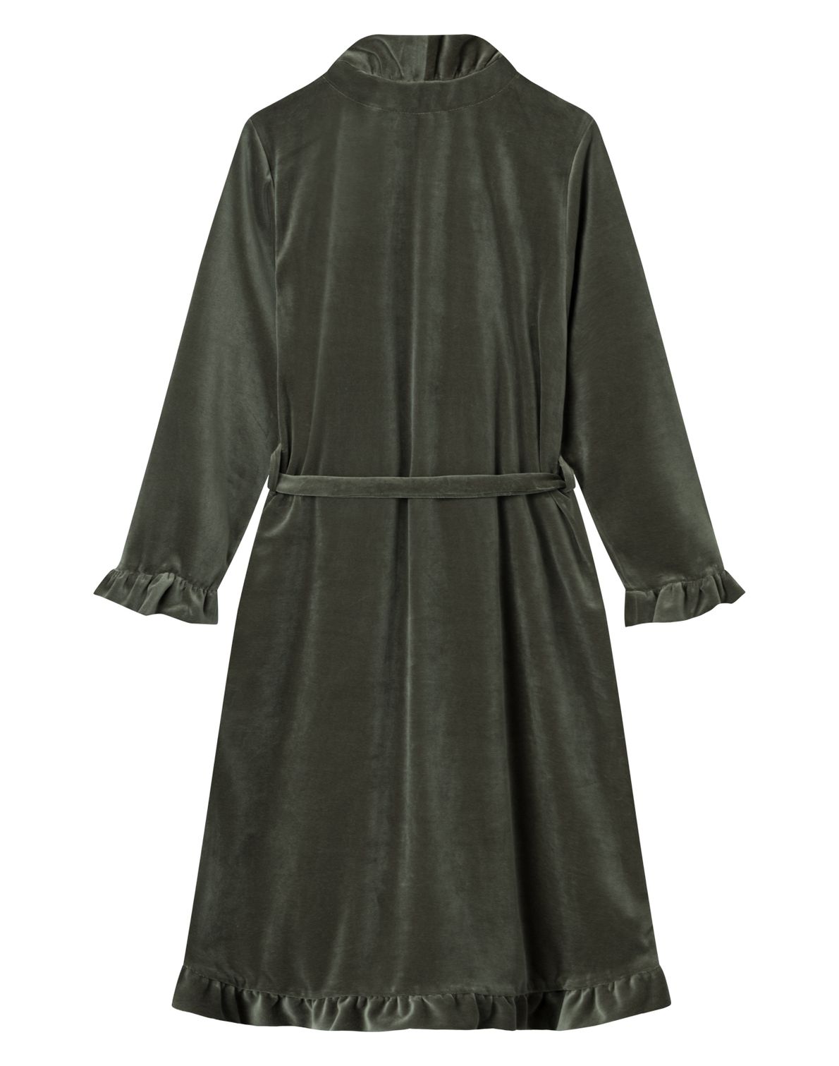 Cornelia Robe Velour Olive