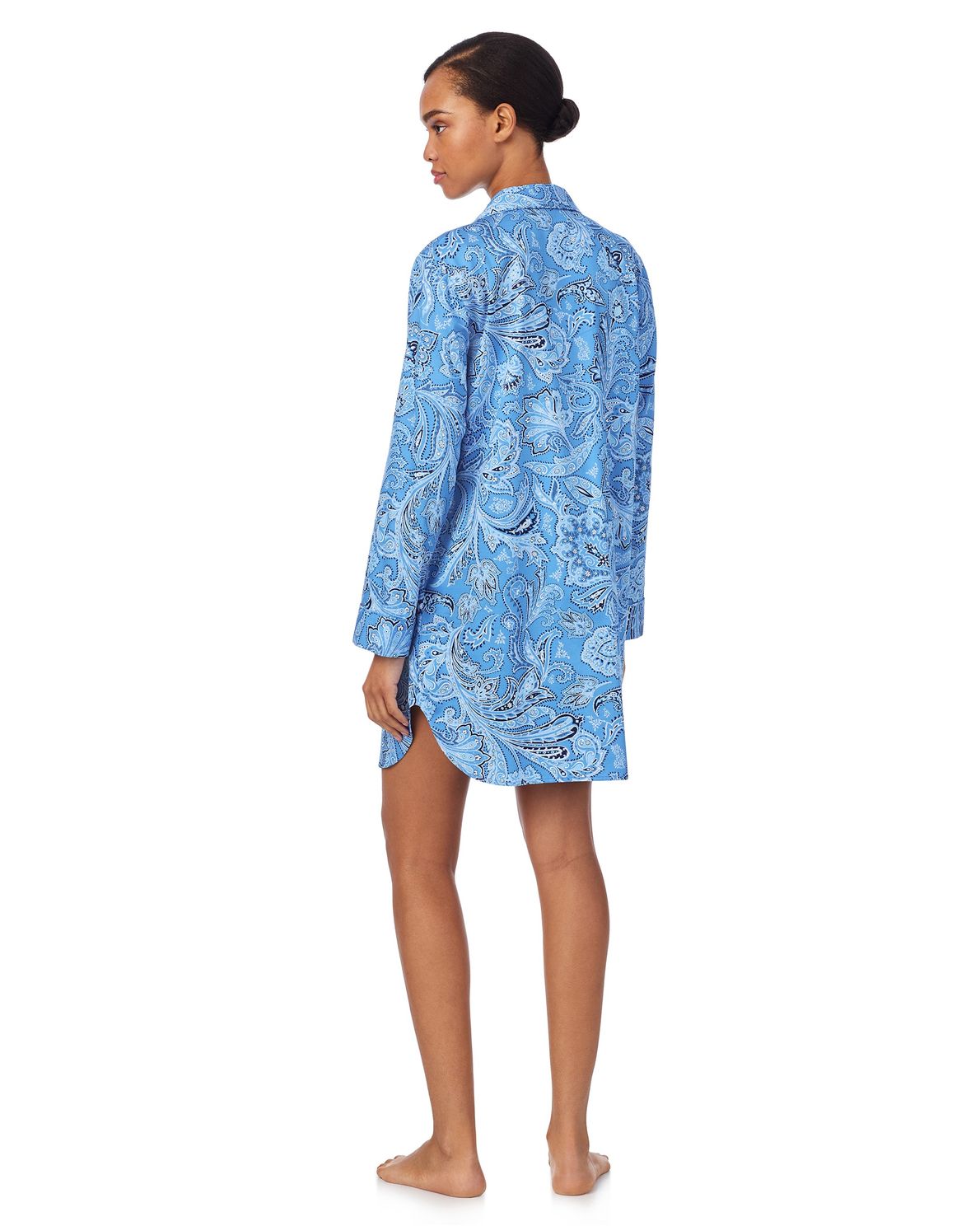 Ralph Lauren Woman Iln32399 Blue Paisley 936
