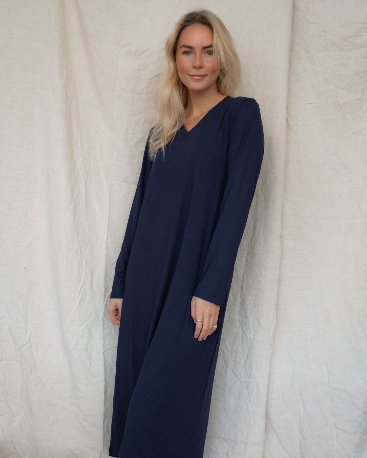 Marianne Long Dress Navy