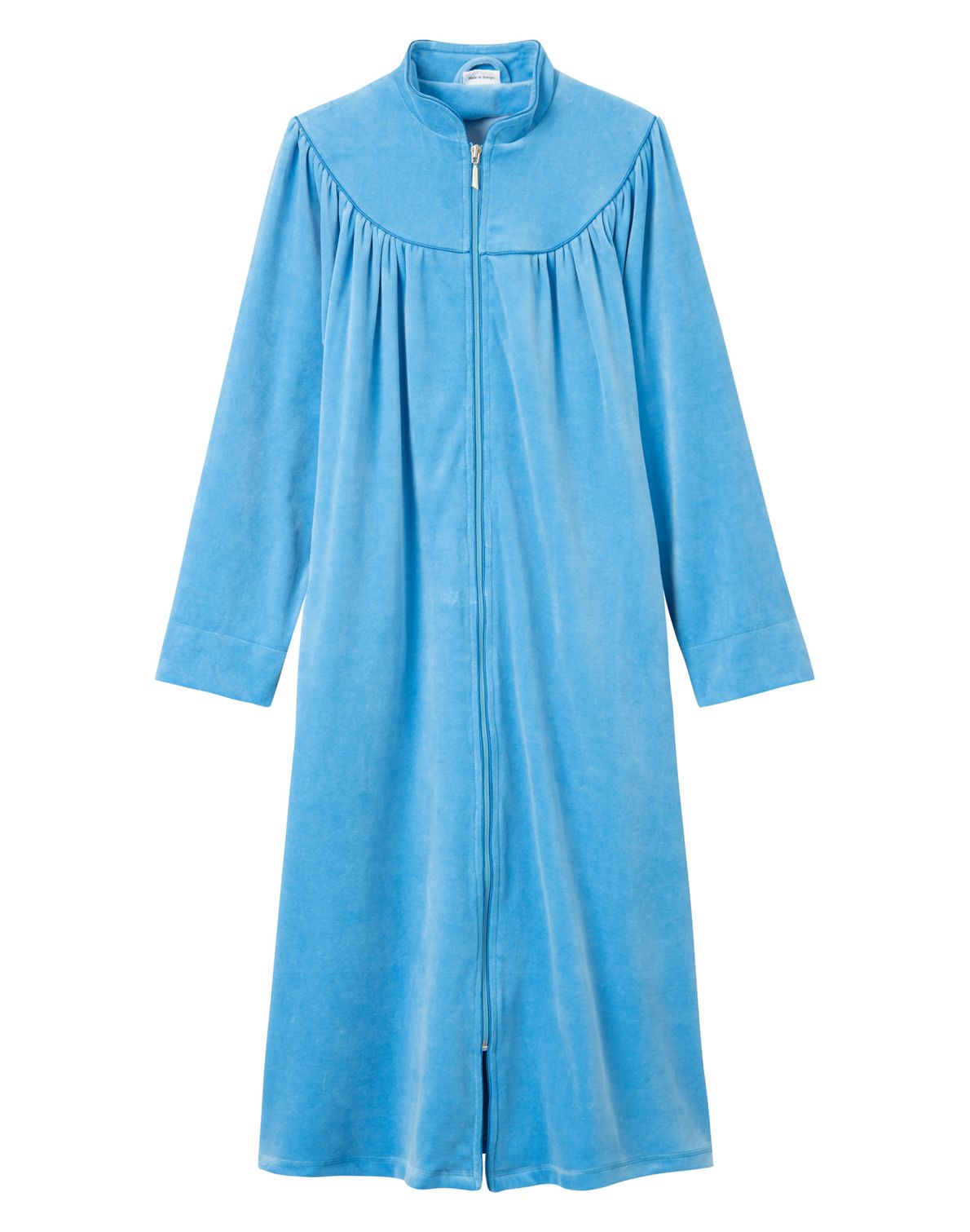 Doris Robe Velour Blue
