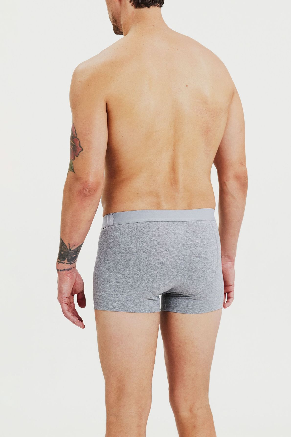 Bread & Boxer 3-Pack Boxer Brief Grey Melange