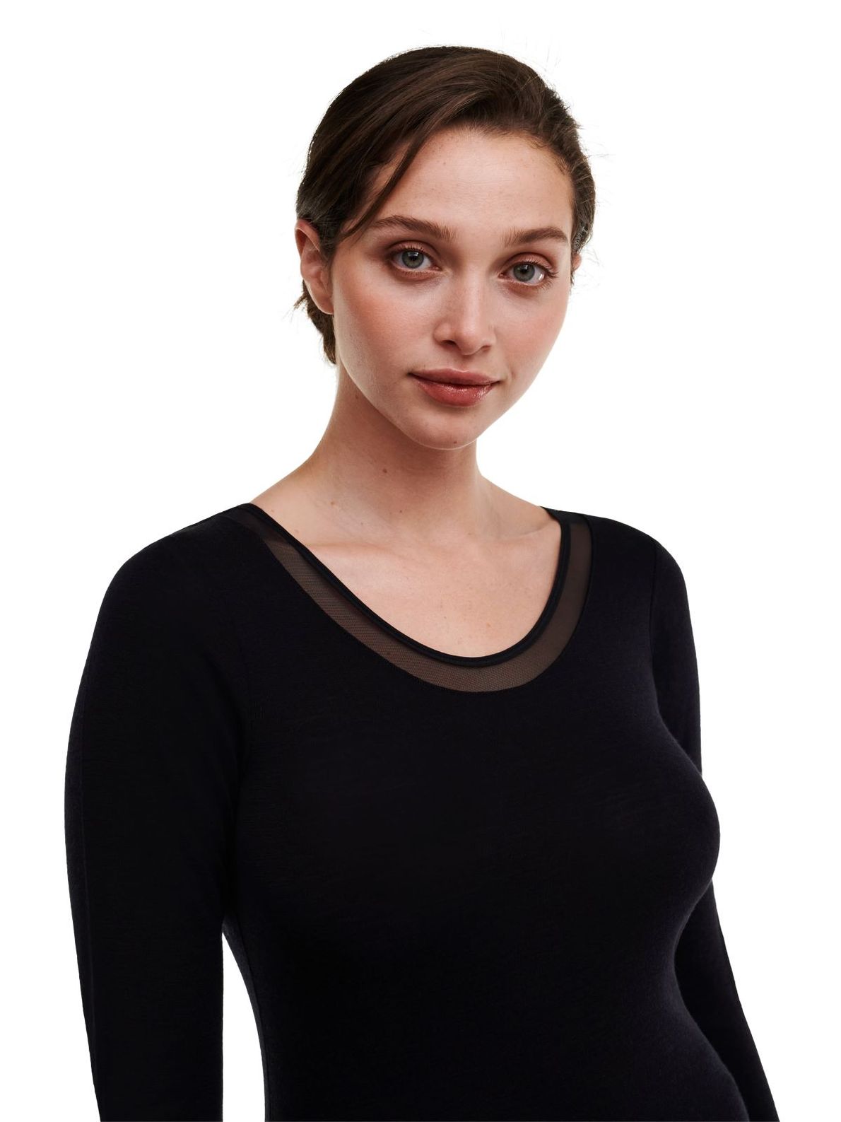 N1584-Dh Juliana T-Shirt L/S Black