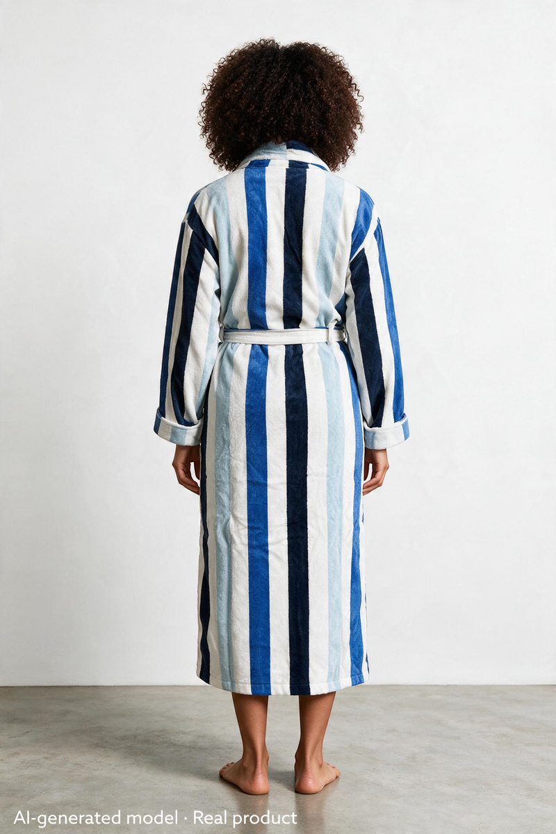 Koster Robe Navy Stripes