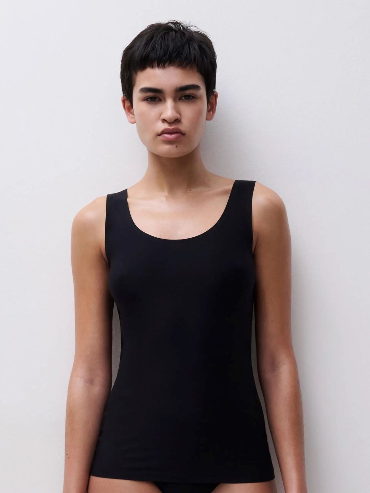 C26460 Soft Stretch Linne Black 011
