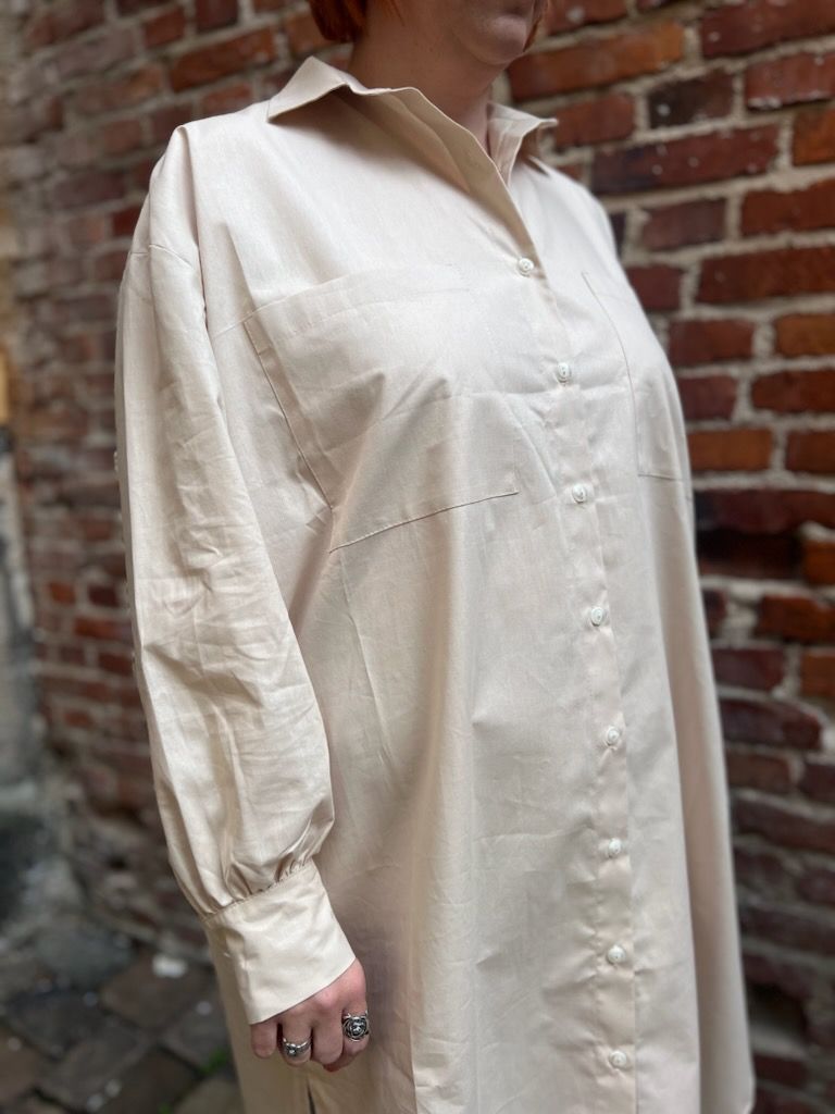 Julia Long Shirt Beige