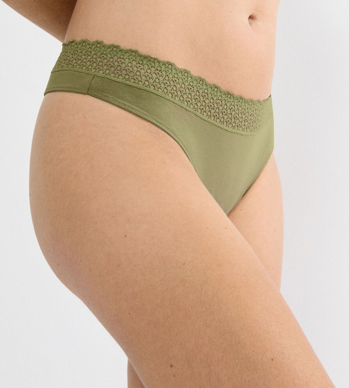 Feel Of Modal String Olive Gold 7855