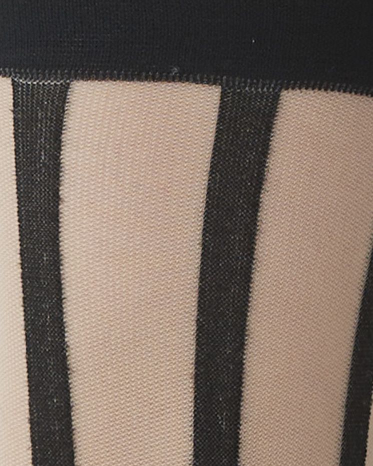 Robin Stripe Socks Black/Beige