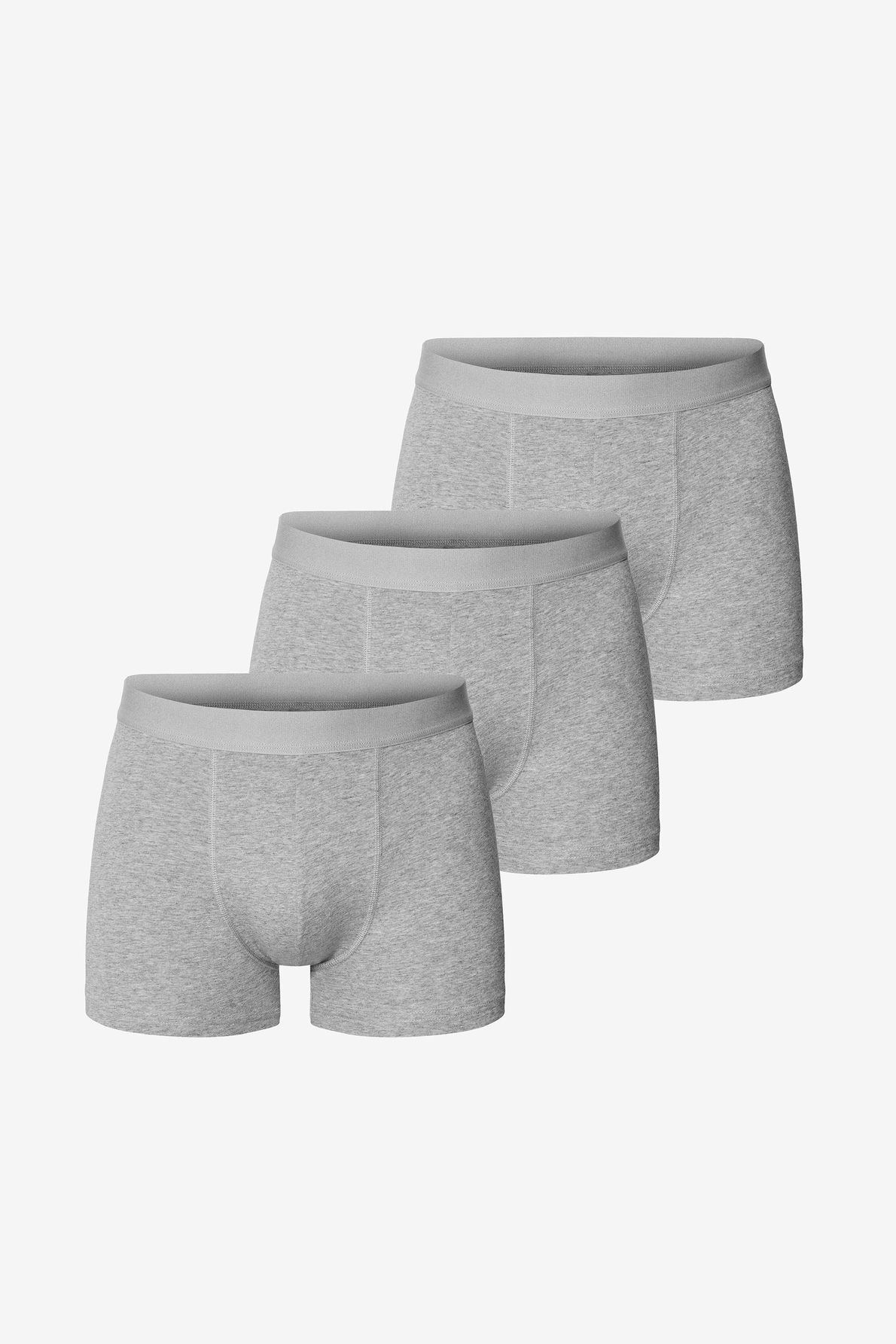 Bread & Boxer 3-Pack Boxer Brief Grey Melange