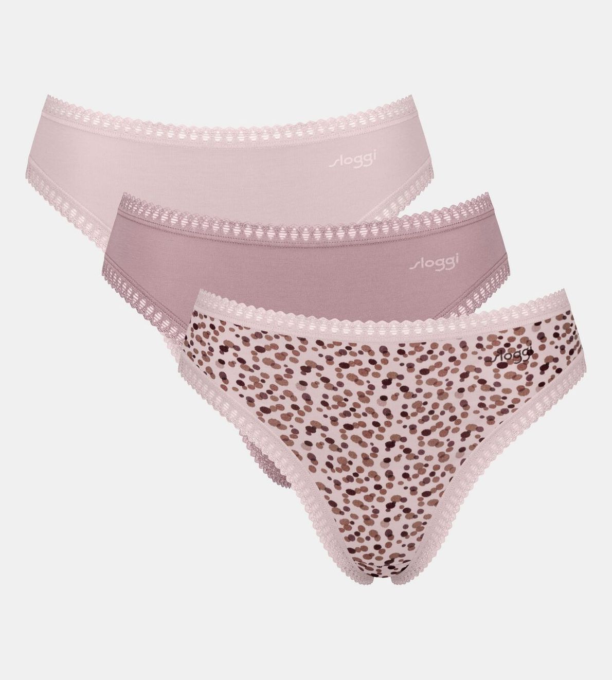 Sloggi Go Crush High Leg C3P Multiple Colours 1 V001