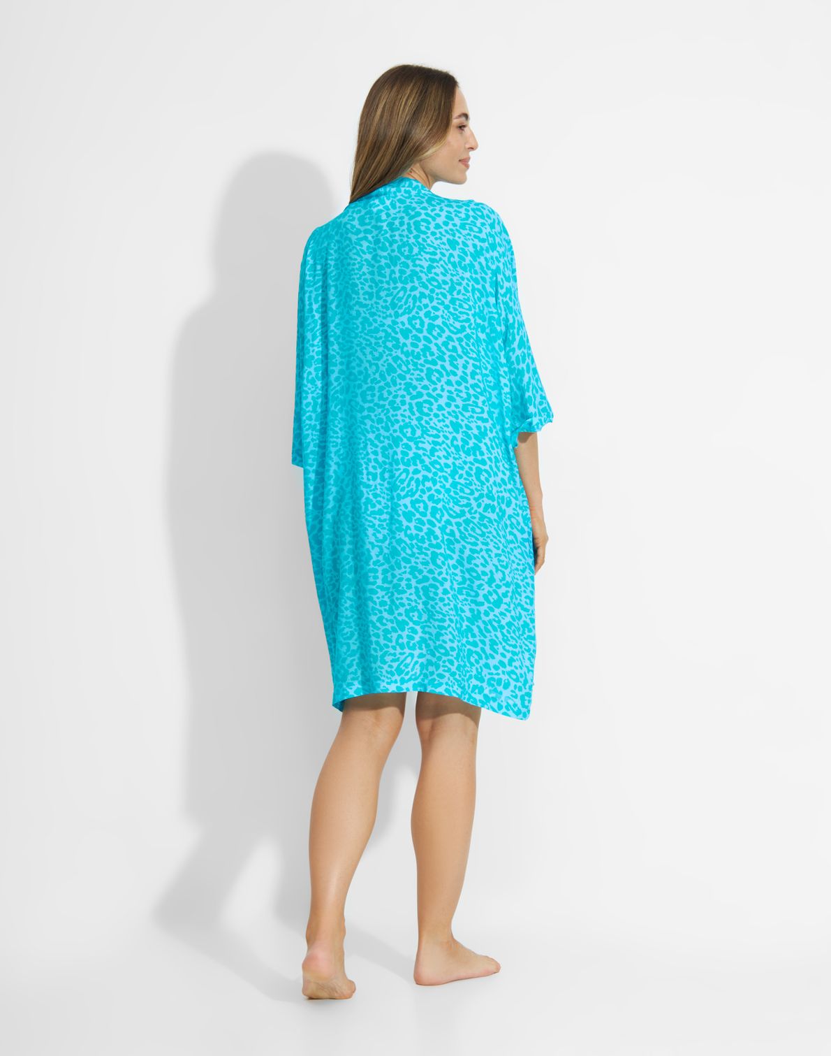 Kimono Short Print Palm Beach