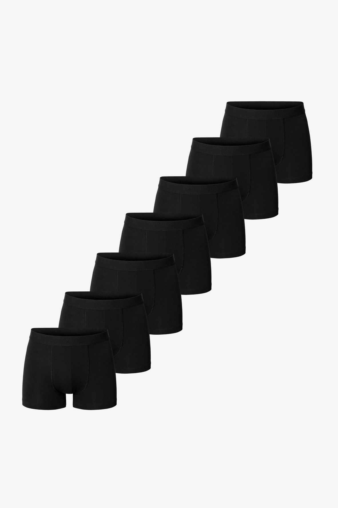 Bread & Boxer 7-Pack Boxer Brief Black