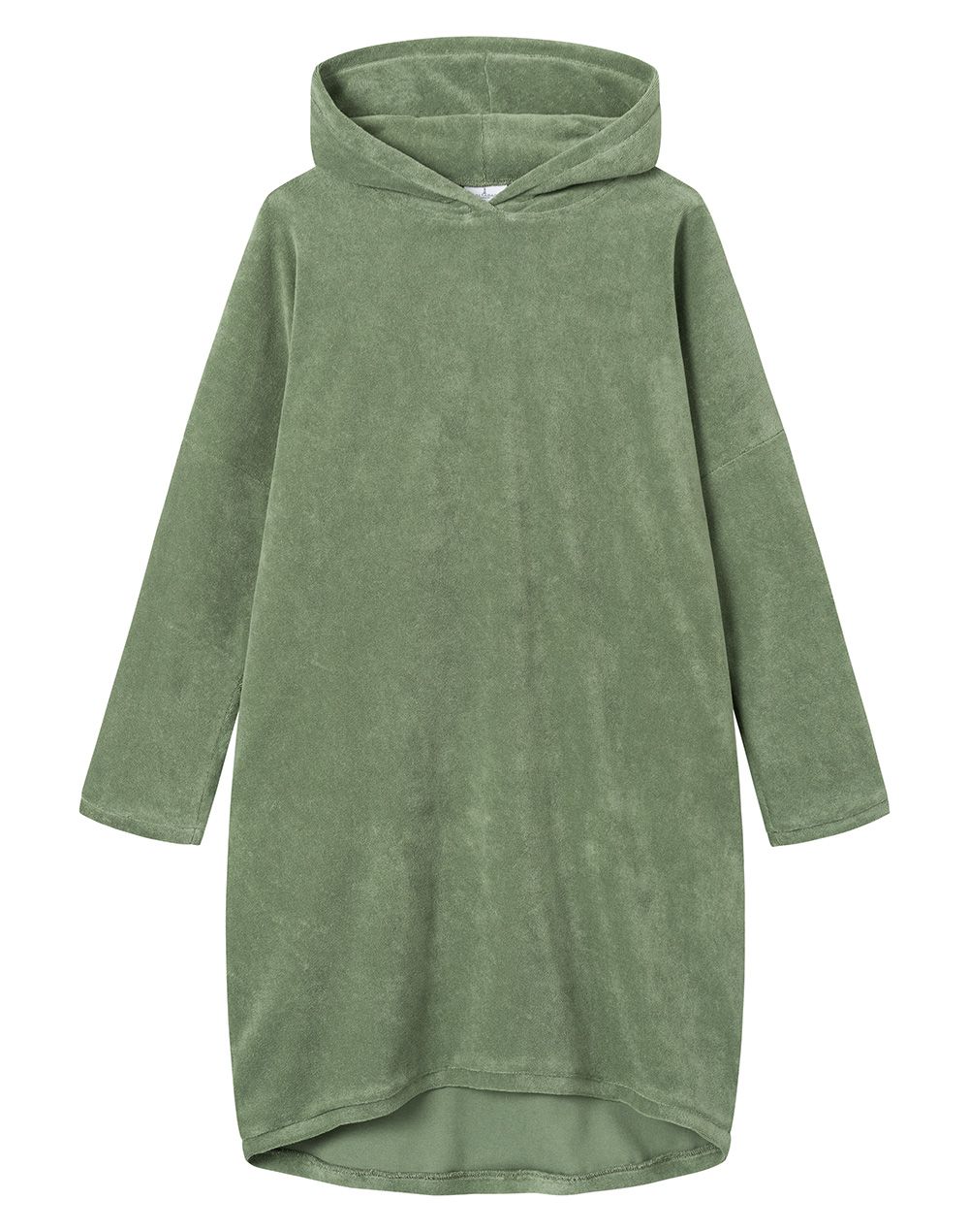 Grace Hoodie Dress Green