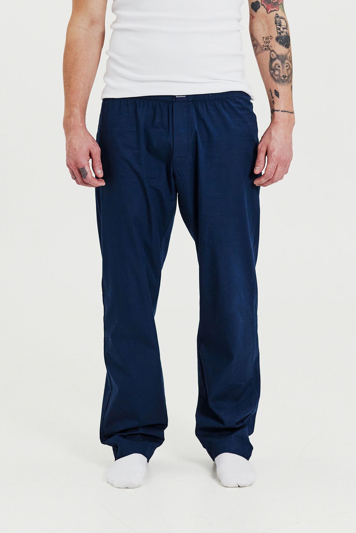 Bread & Boxer Woven Pyjama Pant Dark Navy