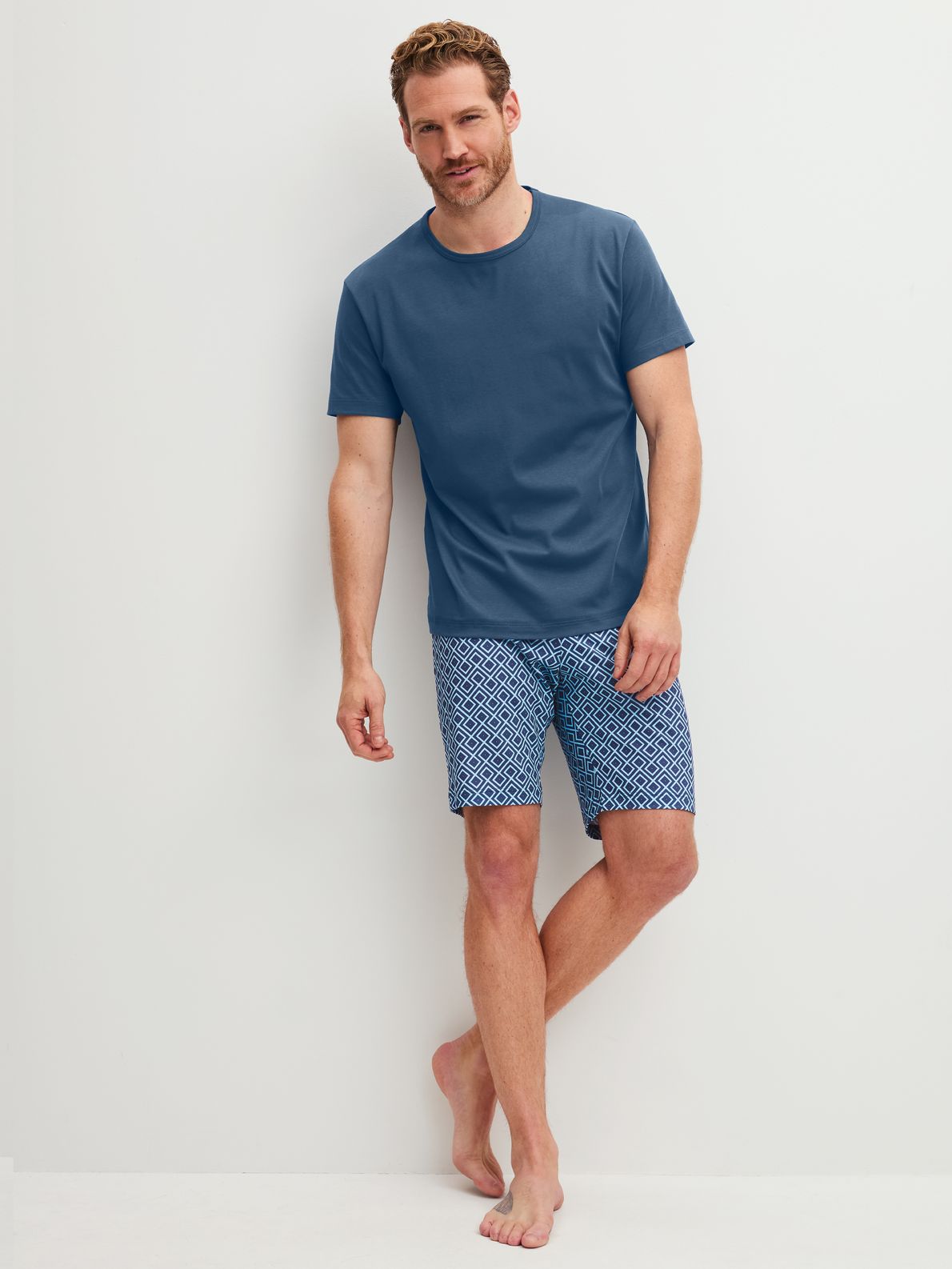 Calida 46082 Pyjamas Herr Atlantic Blue 532