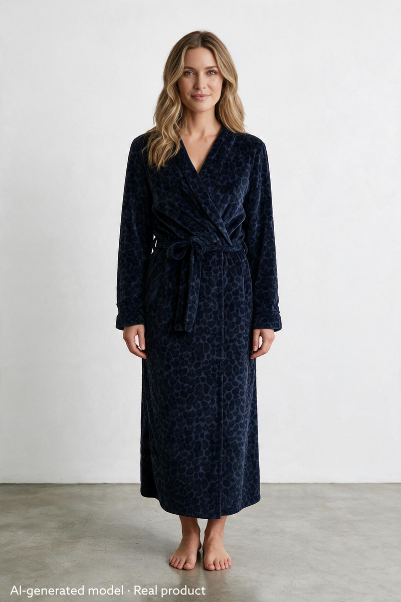 Stockholm Robe Velour Savannah