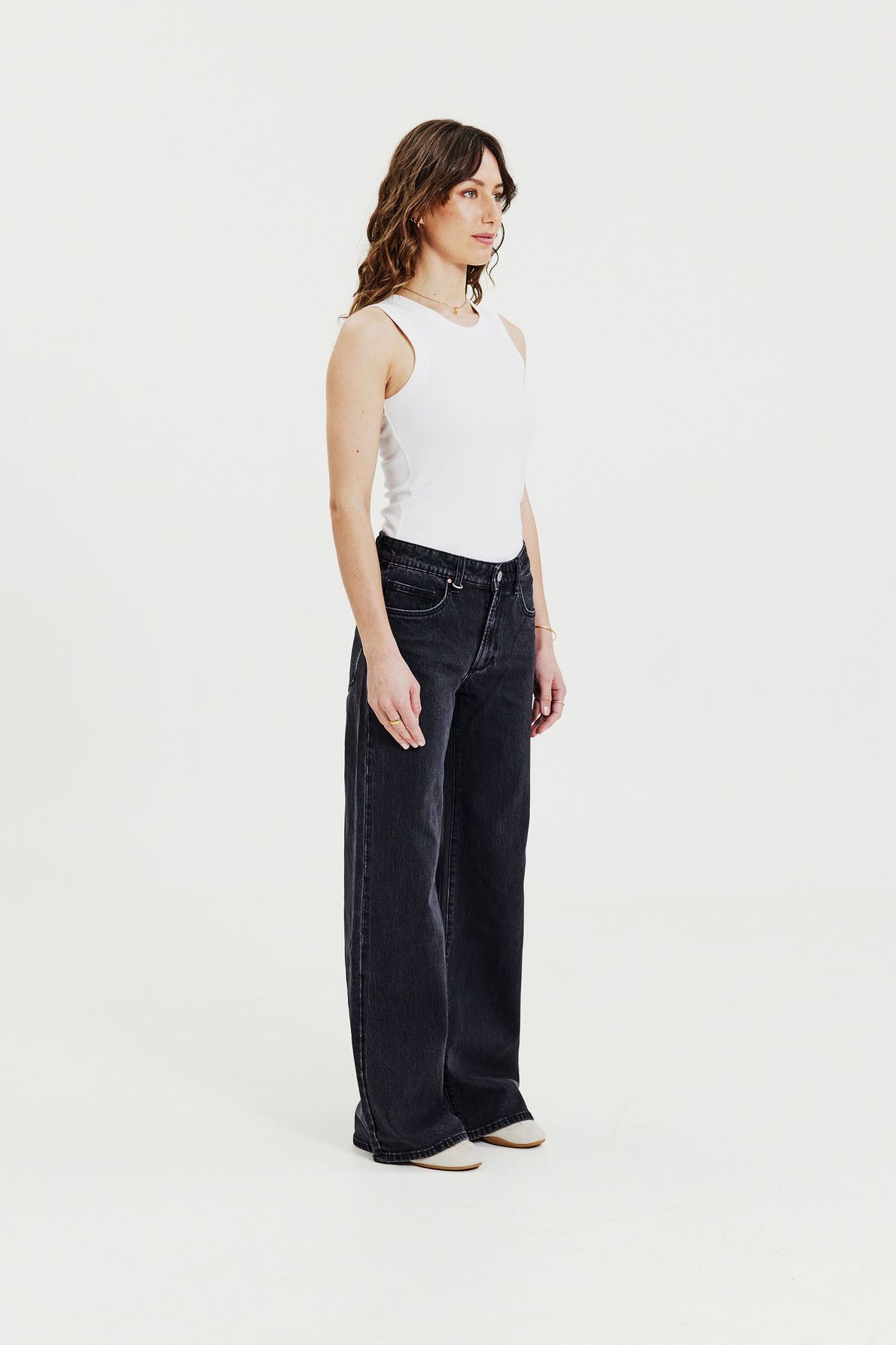 Bread & Boxer Crew-Neck Ribbed White