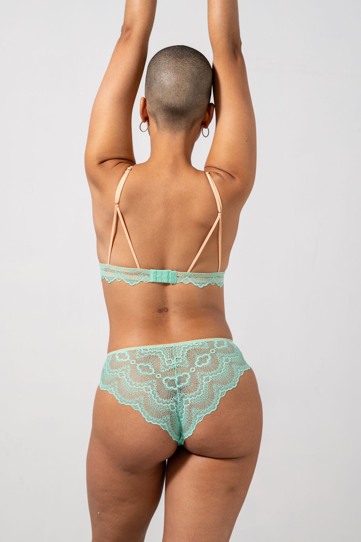 Lace Cheeky Turquoise