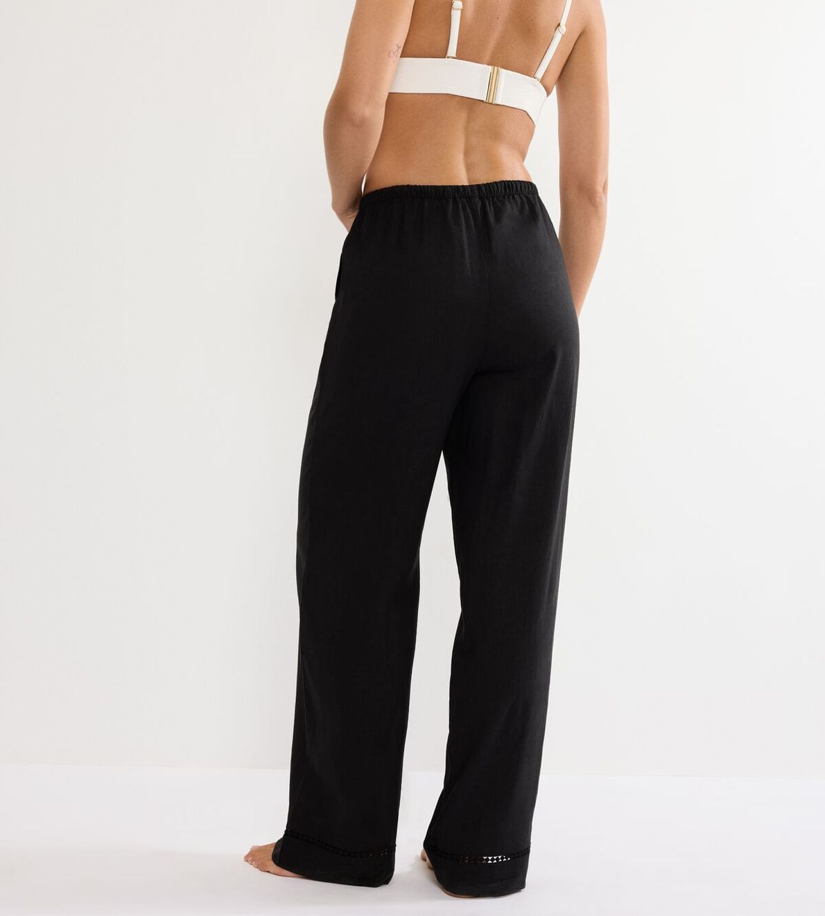 Summer Wear Trousers 01 Black 0004