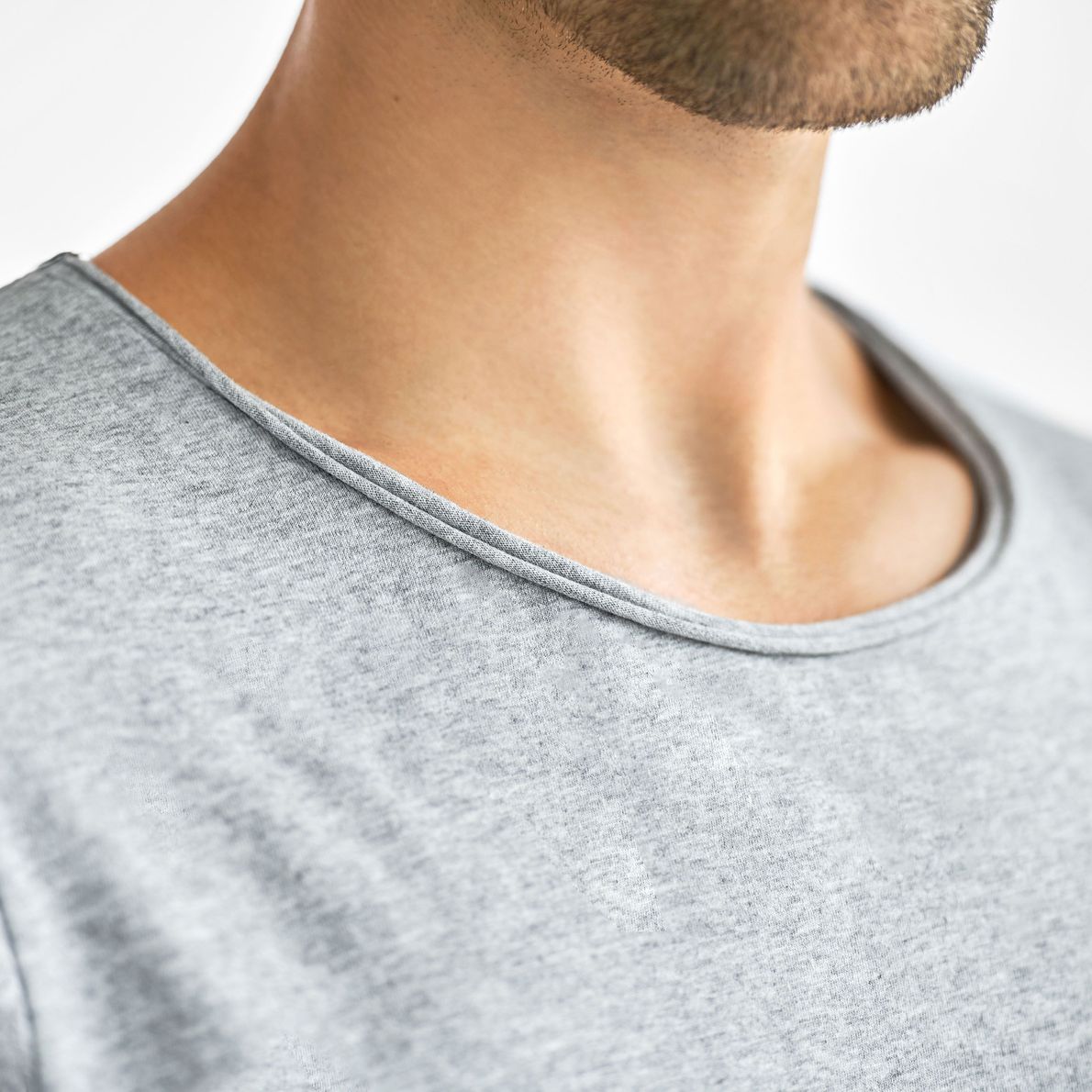 Bread & Boxer Crew-Neck Relaxed Grey Melange