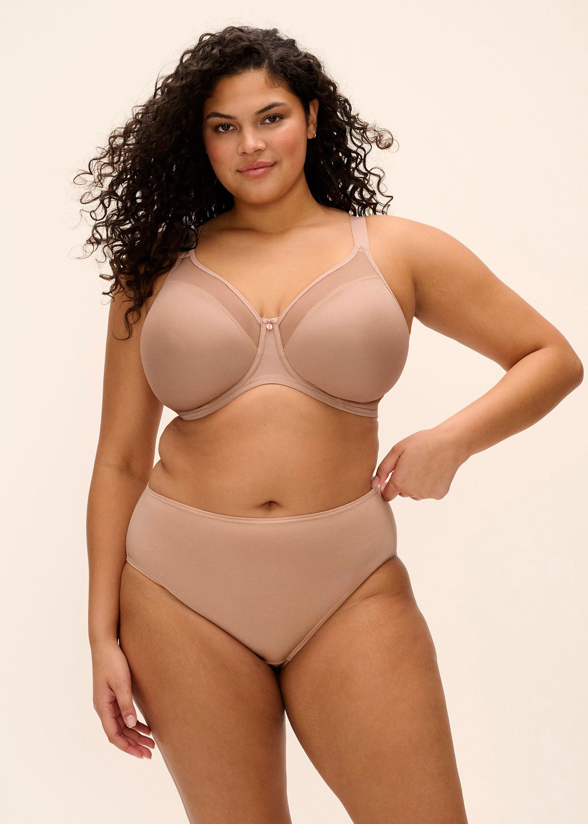 El4301 Smooth Uw Moulded Non Padded Bra Sahara
