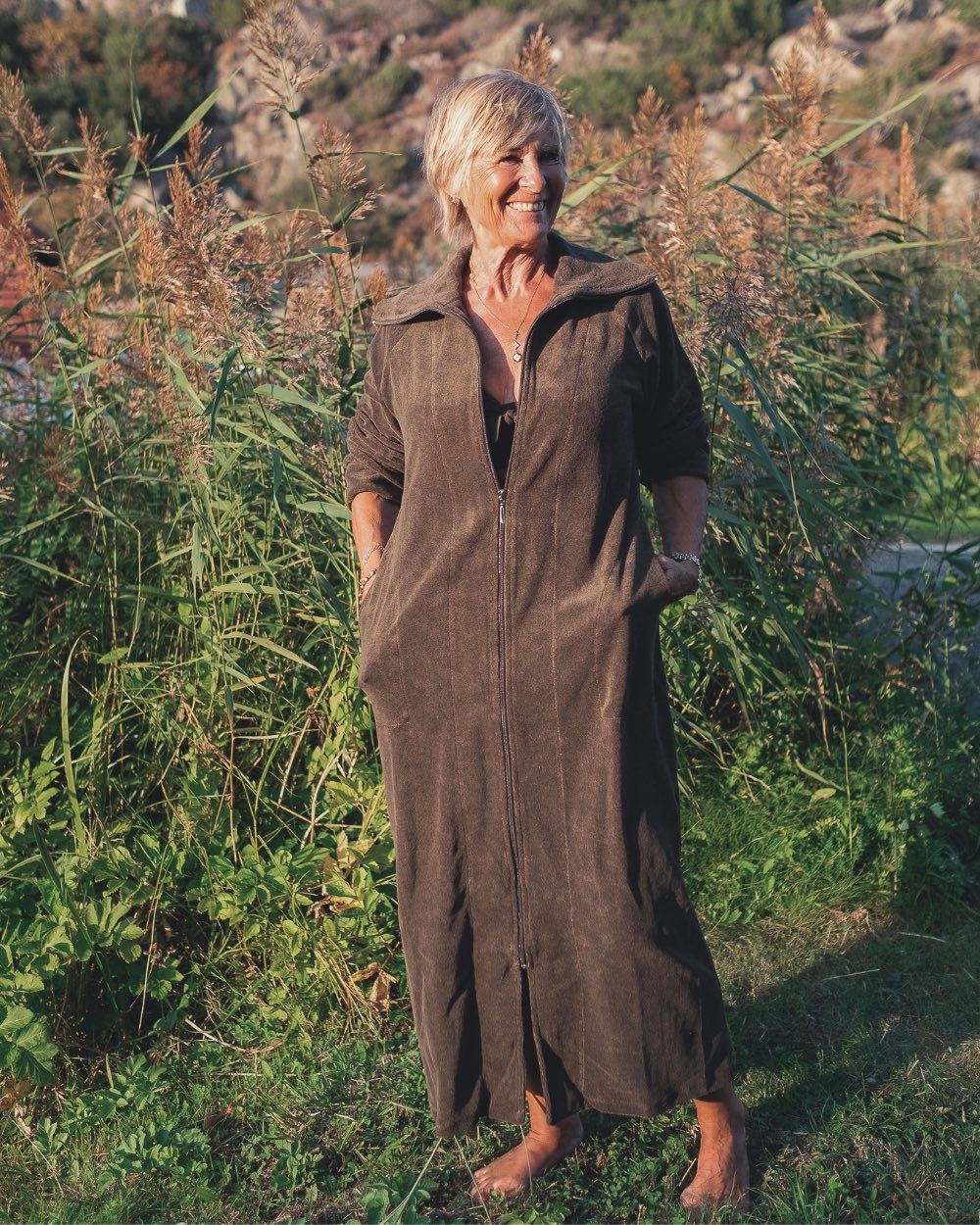 Rosita Robe Frotte Avocado