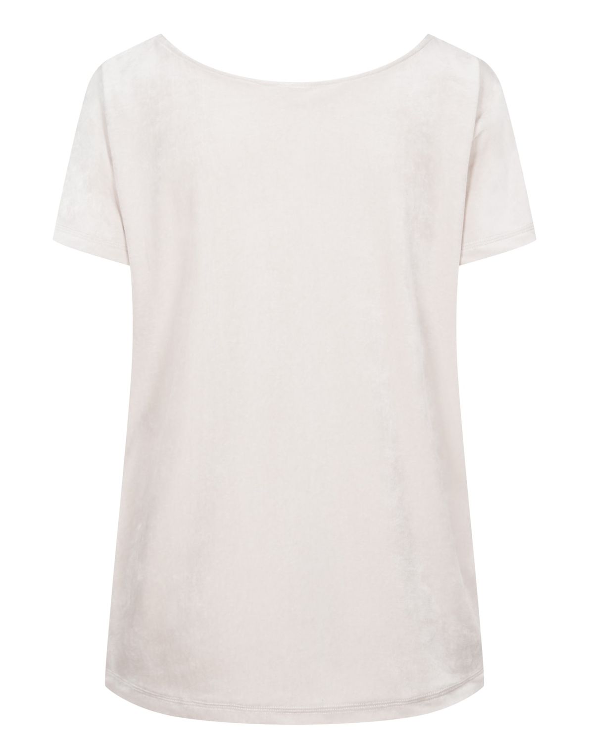 T-Shirt Lena Velour Beige