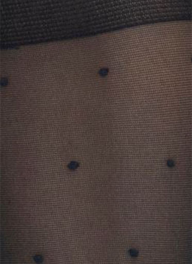 Doris Dots Knee High Black