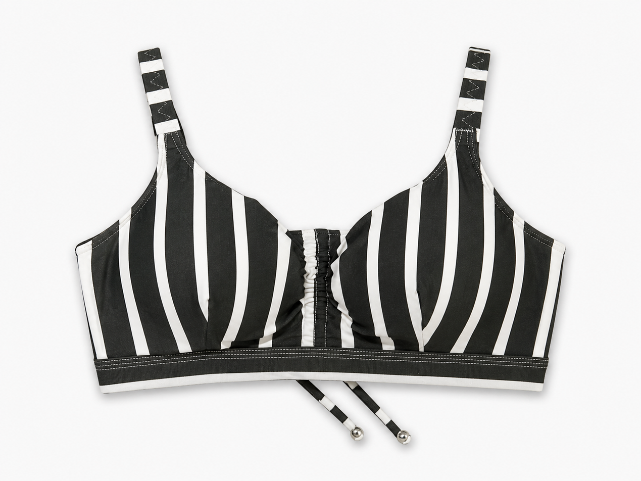 Amanda Prosthetic Bra Clear Water Avocado