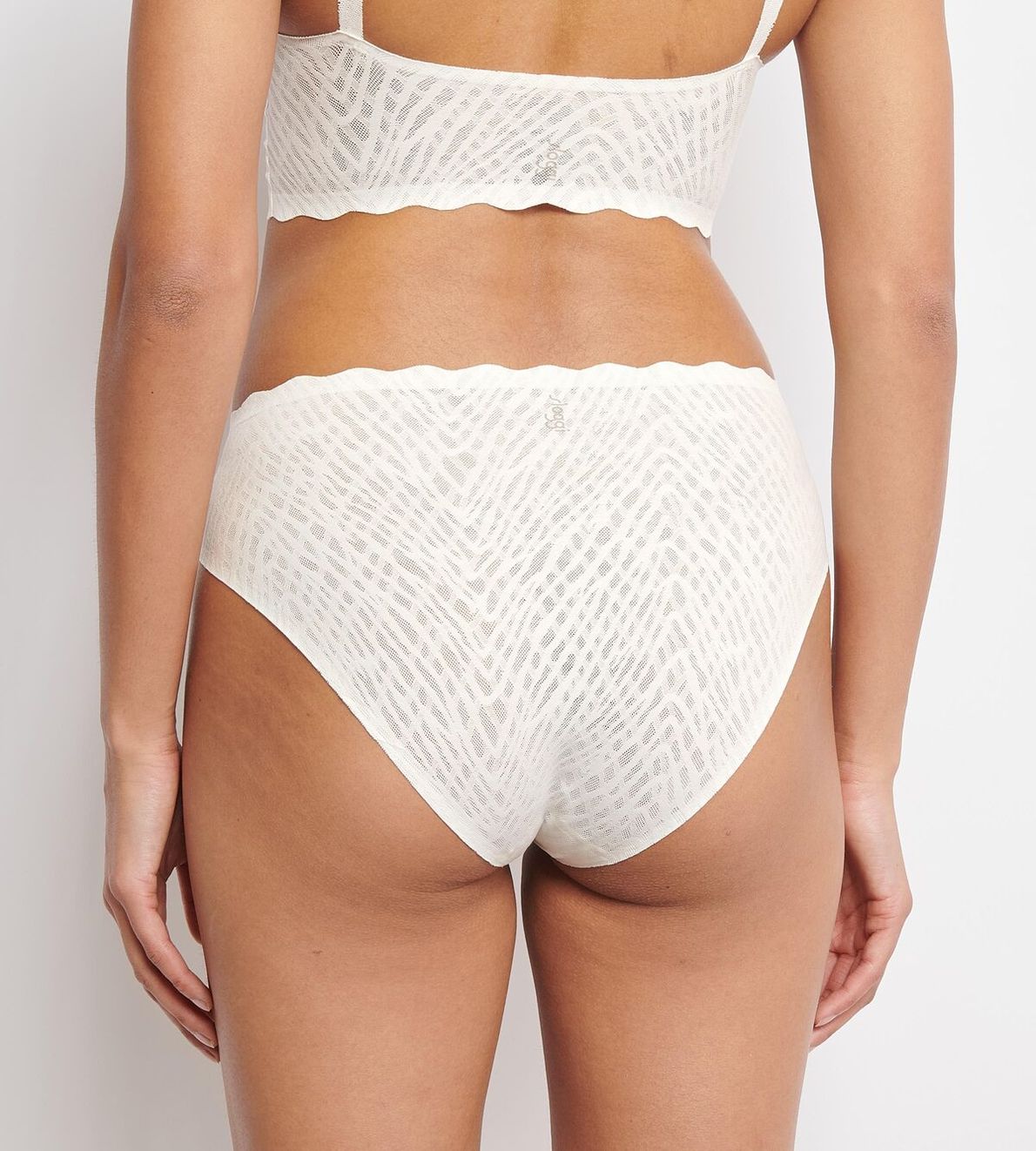Sloggi Zero Feel Bliss High Leg Silk White 00Gz
