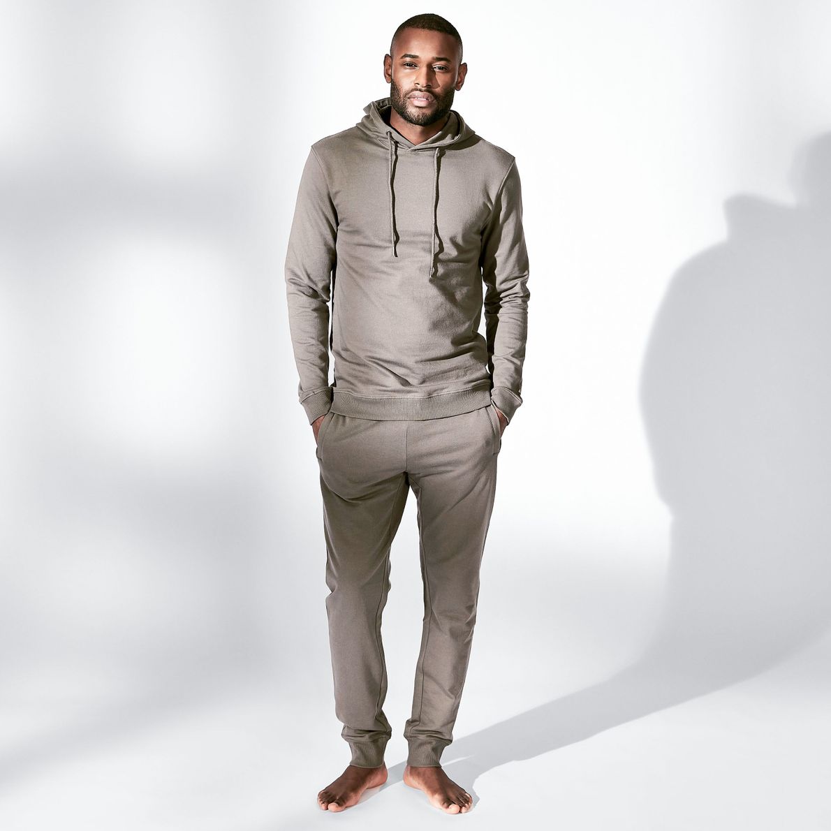 Bread & Boxer Hoodie Mole Grey