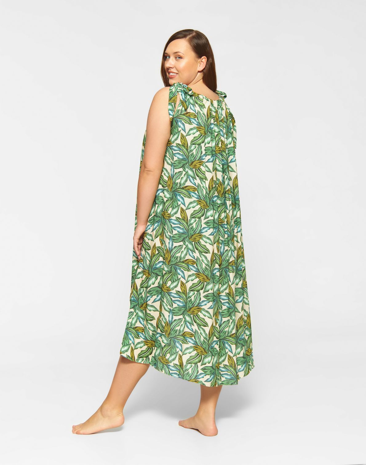 Gaby Dress Print Cocoa Beach