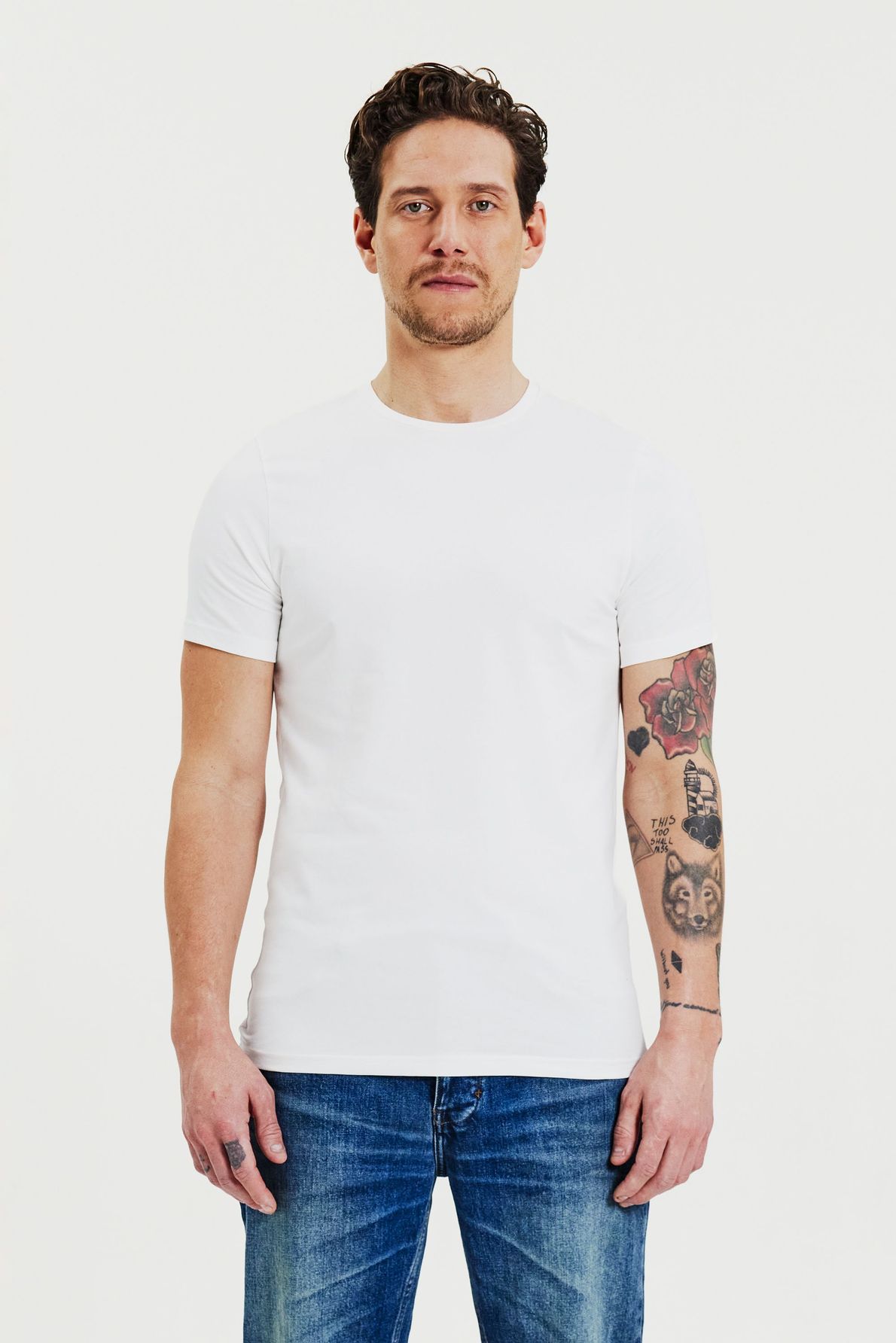 Bread & Boxer 2*Crew-Neck White